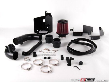 ES#1905716 - 69-9504TTK - Typhoon Intake - Gloss Black - Free flowing mandrel bent intake system designed to let your engine breath in the extra power - K&N - Audi Volkswagen