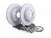 ES#3202709 - 3421686489KT - Rear Brake Service Kit - Featuring Zimmermann rotors and ECS DD23 "Daily Driver" ceramic pads. - Assembled By ECS - BMW