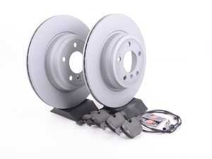 ES#3202709 - 3421686489KT - Rear Brake Service Kit - Featuring Zimmermann rotors and ECS DD23 "Daily Driver" ceramic pads. - Assembled By ECS - BMW