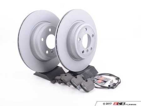 ES#3202709 - 3421686489KT - Rear Brake Service Kit - Featuring Zimmermann rotors and ECS DD23 "Daily Driver" ceramic pads. - Assembled By ECS - BMW