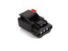 ES#31621 - 12527511371 - Socket Housing - Priced Each - 3 pin black housing - Genuine MINI - MINI