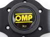 ES#3192160 - OD/2012 - Corsica Racing Steering Wheel - Black/Yellow Suede - Universal sport steering wheel with a 330mm diameter. - OMP - BMW