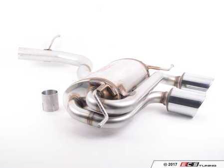ES#3054543 - 326626 - 2.75" Rear Muffler Section - stainless steel rear muffler with dual 100mm tips - Supersprint - Volkswagen