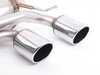 ES#3054543 - 326626 - 2.75" Rear Muffler Section - stainless steel rear muffler with dual 100mm tips - Supersprint - Volkswagen