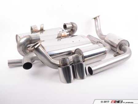 ES#2827916 - SSXPO114 - Cat-back Exhaust System - Resonated - 2.25" stainless steel exhaust with polished tips - Milltek Sport - Porsche