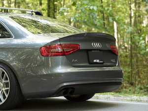 ES#3173709 - 021615ECS01A -  Carbon Fiber Trunk Spoiler - Audi B8 A4 - Add a touch of style and real carbon fiber to your Audi - ECS - Audi