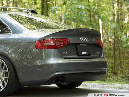 ES#3173709 - 021615ECS01A -  Carbon Fiber Trunk Spoiler - Audi B8 A4 - Add a touch of style and real carbon fiber to your Audi - ECS - Audi