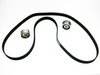 ES#1864 - 077198479 - ECS Tuning Timing Belt Kit - Standard - Comes with timing belt & three tensioner / rollers. - Assembled By ECS - Audi