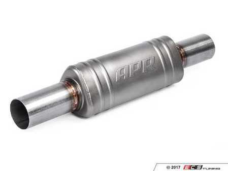 ES#3410047 - CBK0005 - APR MK7 Front Triangular Muffler - For use with APR MK7 GTI Cat-Back Exhaust System - APR - Volkswagen