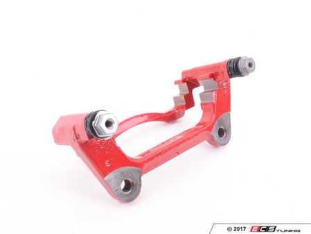 ES#2818399 - 5QM615125B - Front Caliper Carrier - Tornado Red - Left - This bracket secures the caliper to the spindle. - Genuine Volkswagen Audi - Audi Volkswagen