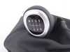 ES#2228221 - 25117599516 - F10 Leather Shift Knob With Boot/6-Speed - Perlglanz Chrom - Genuine BMW - BMW