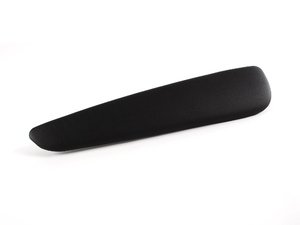 ES#102360 - 51418238641 - Front Left Door Panel Armrest Insert - Black/schwarz leatherette - Genuine BMW - BMW