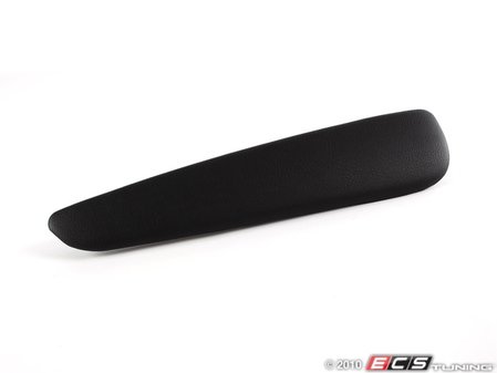 ES#102360 - 51418238641 - Front Left Door Panel Armrest Insert - Black/schwarz leatherette - Genuine BMW - BMW