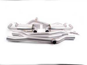 ES#2827910 - SSXPO108 - Cat-Back Exhaust System - Non-Resonated - 70mm stainless steel exhaust for use with stock tips - Milltek Sport - Porsche