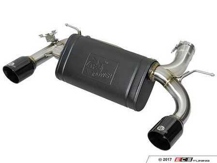 ES#3236305 - 49-36335-B - AFE Mach Force-Xp Axle-Back Exhaust - Gloss Black Tips - Mandrel-bent stainless steel with gloss black tips - AFE - BMW