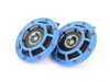 ES#3247898 - BTH-S203BU - 2 Piece Super Loud Horn Kit - Blue - Upgraded 118dB horns in the color of your choice - Sickspeed - Audi BMW Volkswagen Mercedes Benz MINI Porsche