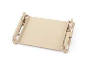ES#2227561 - 1J0858033C4TE - Rear Cup Holder Bracket - Light Beige - (NO LONGER AVAILABLE) - Goes underneath the sliding rear cup holder assembly - Genuine Volkswagen Audi - 