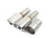 ES#3195015 - SSXAU638 - Cat-Back Exhaust System - Non-Resonated - 2.75" stainless steel with smaller rear silencer & twin 80mm GT80 polished tips - Milltek Sport - Audi