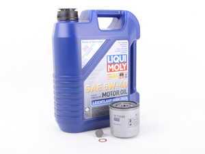 ES#3005998 - 04E115561HKT7 - Oil Service Kit - Includes Liqui Moly Oil, Hengst Filter, And Drain Plug - Assembled By ECS - Volkswagen