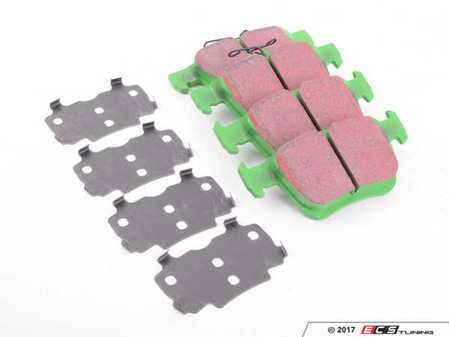 ES#3063620 - DP22153 - Rear GreenStuff Performance Brake Pad Set  - Mildly upgraded composite pad. - EBC - Audi Volkswagen