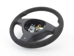 ES#54056 - 32347919217 - M Sport Alcantara Steering Wheel - Without Multifunction Controls - (NO LONGER AVAILABLE) - Reuses standard round airbag - plug and play! - Genuine BMW - 