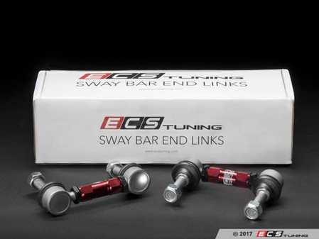 ES#3184747 - 018319ECS01A -  Adjustable Rear Sway Bar End Links - Pair - A must have for lowered suspensions or as a heavy duty OE-replacement. Adjustable from 86.5mm - 109.5mm - ECS - Audi Volkswagen