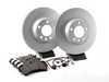 ES#2986564 - 7L6698302KKT4 - Front Brake Service Kit - Featuring Meyle rotors and ECS DD23 "Daily Driver" Ceramic Pads. - Assembled By ECS - Audi