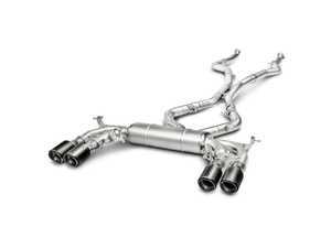 ES#3188140 - S-BM/T/1 - Evolution Line Titanium Exhaust - Carbon Fiber Tips - Light-weight titanium exhaust with a wonderful growl! - Akrapovic - BMW