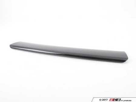 ES#3202628 - 022692ECS01 - Carbon Fiber Front Lip Overlay  - Add a subtle touch of carbon fiber to your B8 A4 front bumper - ECS - Audi