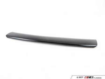 ES#3218893 - 022693ECS01 - Carbon Fiber Front Lip Overlay - Audi B8 A4 S-Line / S4 - Add a subtle touch of carbon fiber to your front bumper - ECS - Audi
