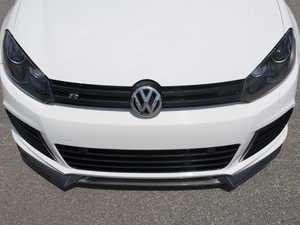 ES#3487317 - 021104ecs01-01kt - 3-Piece Front Splitter - Carbon Fiber - Add an aggressive, lower appearance to your front bumper - ECS - Volkswagen