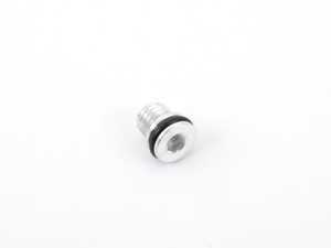 ES#2163017 - WHT005237 - Oil Filter Housing Plug - with O-Ring - Allows you to drain oil from housing before filter removal - Genuine Volkswagen Audi - Volkswagen