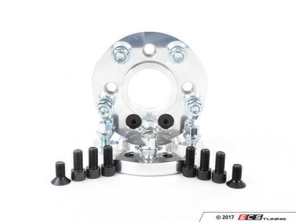 2] 30mm Thick Mercedes 5x112mm CB 66.6 Wheel Spacer Kit 14x1.5 Bolts Included