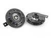 ES#3247892 - BTH-S203BK - 2 Piece Super Loud Horn Kit - Black - Upgraded 118dB horns in the color of your choice - Sickspeed - Audi BMW Volkswagen Mercedes Benz MINI Porsche