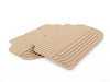 ES#1903392 - 51472153890 - Basic Line Rubber Floor Mat Set - Rear - (NO LONGER AVAILABLE) - Protects your floor and carpet from moisture - Genuine BMW - 