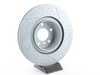 ES#3301956 - 34206797598zKT - Rear Cross Drilled & Slotted Brake Rotors - Pair (345x24) - Race quality braking option, cross drilled & slotted (345x24). One piece design. - Zimmermann - BMW
