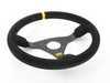 ES#3192154 - OD/1979/N - WRC Racing Steering Wheel - Black/Yellow Suede - Universal sport steering wheel with a 350mm diameter. - OMP - BMW