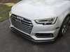 ES#3146390 - 019196ECS01A - Carbon Fiber Front Lip Spoiler - Audi B9 A4/S4 - Hand-laid carbon fiber to upgrade your exterior styling - ECS - Audi