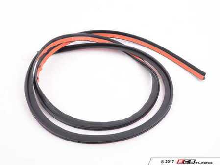 ES#2725506 - 8V5853306 - Windshield Moulding - Upper - Located at the top of the top of the windshield at the seam between the glass and roof - Genuine Volkswagen Audi - Audi