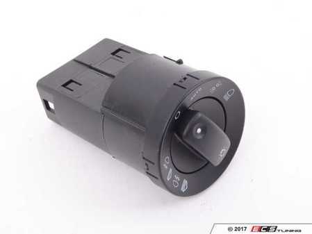 ES#2901792 - 8E0941531D5PR - Headlight Switch - Black - For vehicles with rear fog light and automatic headlight feature - Vemo - Audi