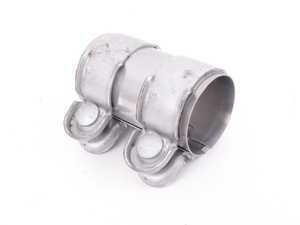 ES#3411884 - 1K0253141L - Dual Clamp Exhaust Sleeve - Priced Each - Quiet down your leaking exhaust. 50x95mm - Rein - Audi BMW Volkswagen