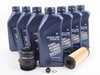ES#3410320 - 83212365954KT5 - 0W-30 Genuine BMW Oil Change Kit - With ECS Magnetic Drain Plug And Aluminum Oil Filter Cap - Includes ECS magnetic drain plug for superior engine protection and Billet Aluminum Oil Filter Cap to prevent damaged threads or rounded heads! - Assembled By ECS - BMW
