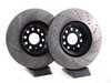 ES#3234589 - 127.33144KT - Front Cross-Drilled & Slotted Sport Brake Rotors - Pair (340x30) - Featuring E-Coating finish - StopTech - Audi Volkswagen