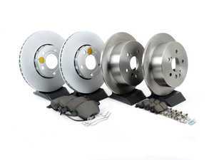 ES#3194844 - esk528esk3129KT - Euro-Stop Front & Rear Brake Service Kit - A quality braking kit to restore performance at all four corners! - Power Stop - Audi