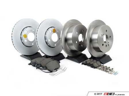 ES#3194844 - esk528esk3129KT - Euro-Stop Front & Rear Brake Service Kit - A quality braking kit to restore performance at all four corners! - Power Stop - Audi