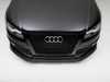 ES#3218893 - 022693ECS01 - Carbon Fiber Front Lip Overlay - Audi B8 A4 S-Line / S4 - Add a subtle touch of carbon fiber to your front bumper - ECS - Audi