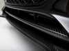 ES#3218893 - 022693ECS01 - Carbon Fiber Front Lip Overlay - Audi B8 A4 S-Line / S4 - Add a subtle touch of carbon fiber to your front bumper - ECS - Audi
