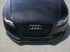 ES#3218893 - 022693ECS01 - Carbon Fiber Front Lip Overlay - Audi B8 A4 S-Line / S4 - Add a subtle touch of carbon fiber to your front bumper - ECS - Audi