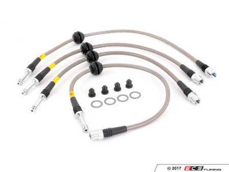 ES#3236316 - 950.33016kt - StopTech Stainless Steel Brake Lines - Kit - (NO LONGER AVAILABLE) - Complete set of DOT-compliant lines for an improved pedal feel - StopTech - Audi