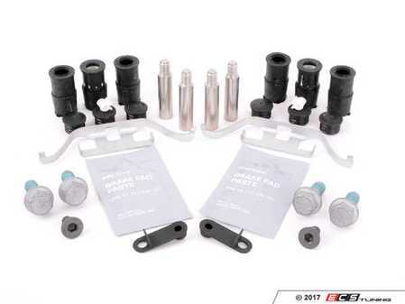ES#2593985 - 34203414763KT2 - Rear Pad And Rotor Installation Kit - Includes everything to install new rear brakes including guide bolts and bushings  - Genuine BMW - BMW